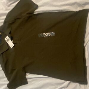 Youth boys Ralph Lauren polo shirt L brown